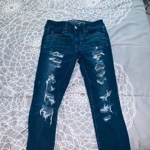 American Eagle ripped jeans